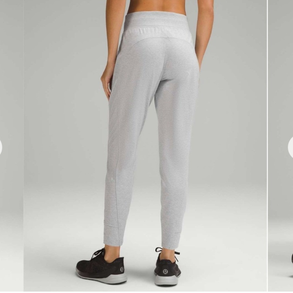 NEW Lululemon Its Rulu Run Fleece High-Rise Jogger 2 Heathered Rhino Grey W5FXLS